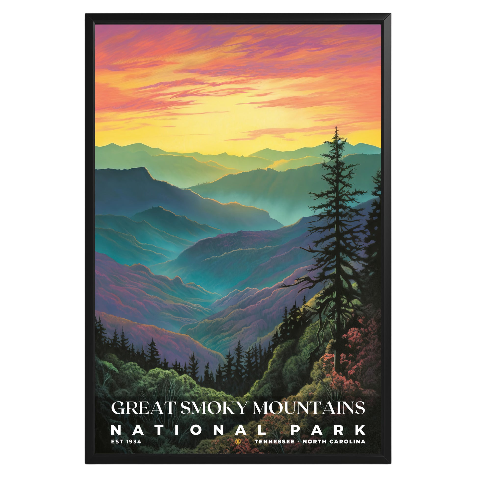 Great Smoky Mountains National Park Poster - GroovyGrove