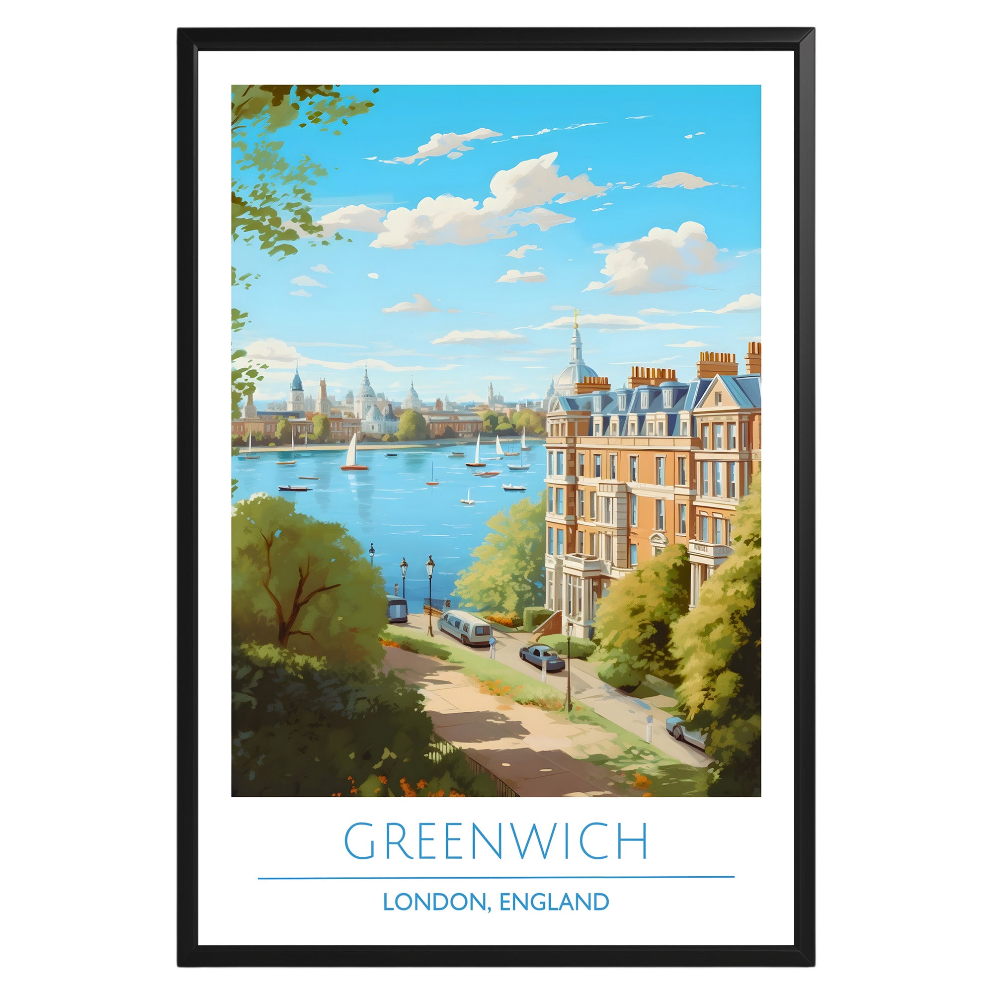 Greenwich London England Poster - GroovyGrove