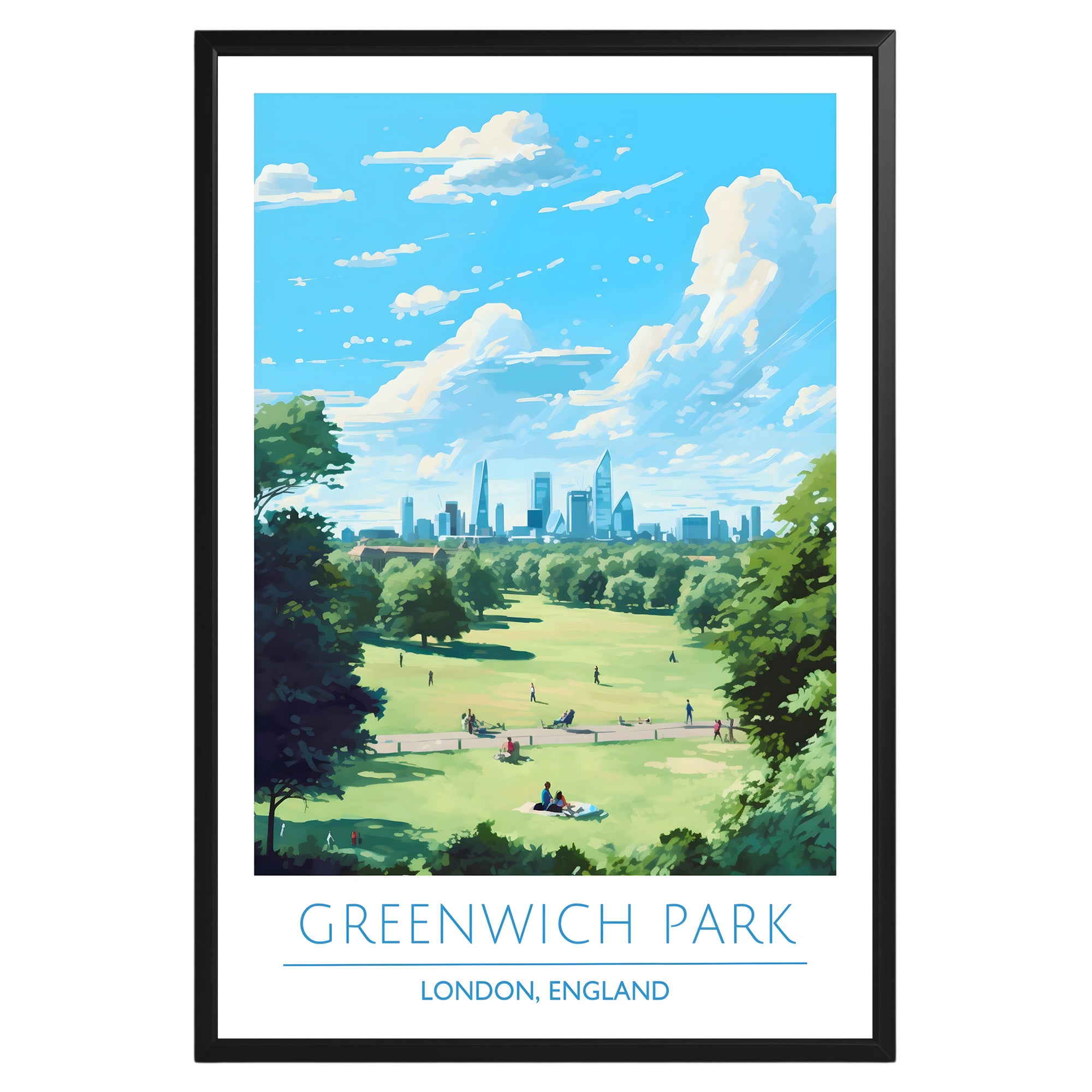 Greenwich Park London England Poster - GroovyGrove