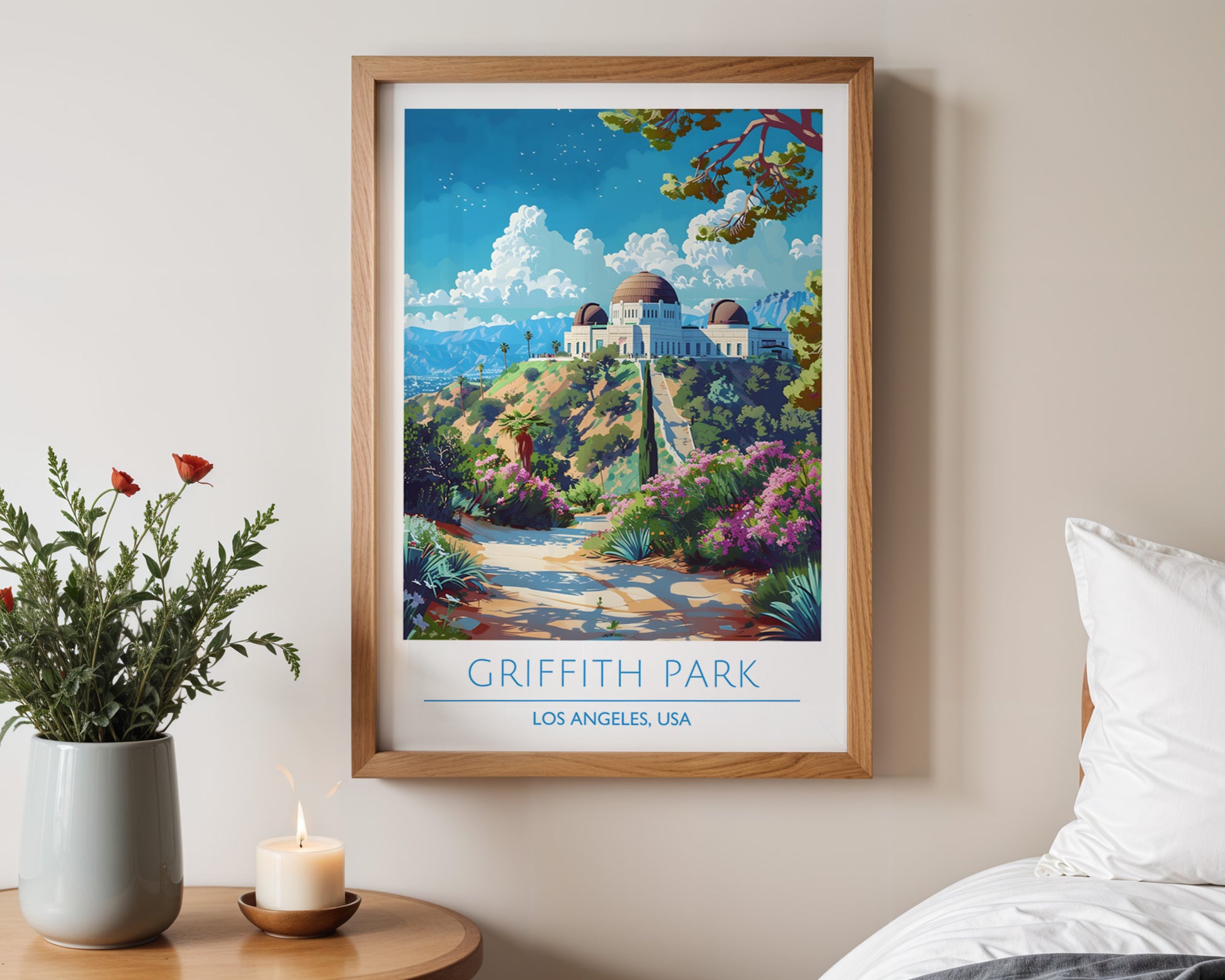 Griffith Park Los Angeles Poster - GroovyGrove