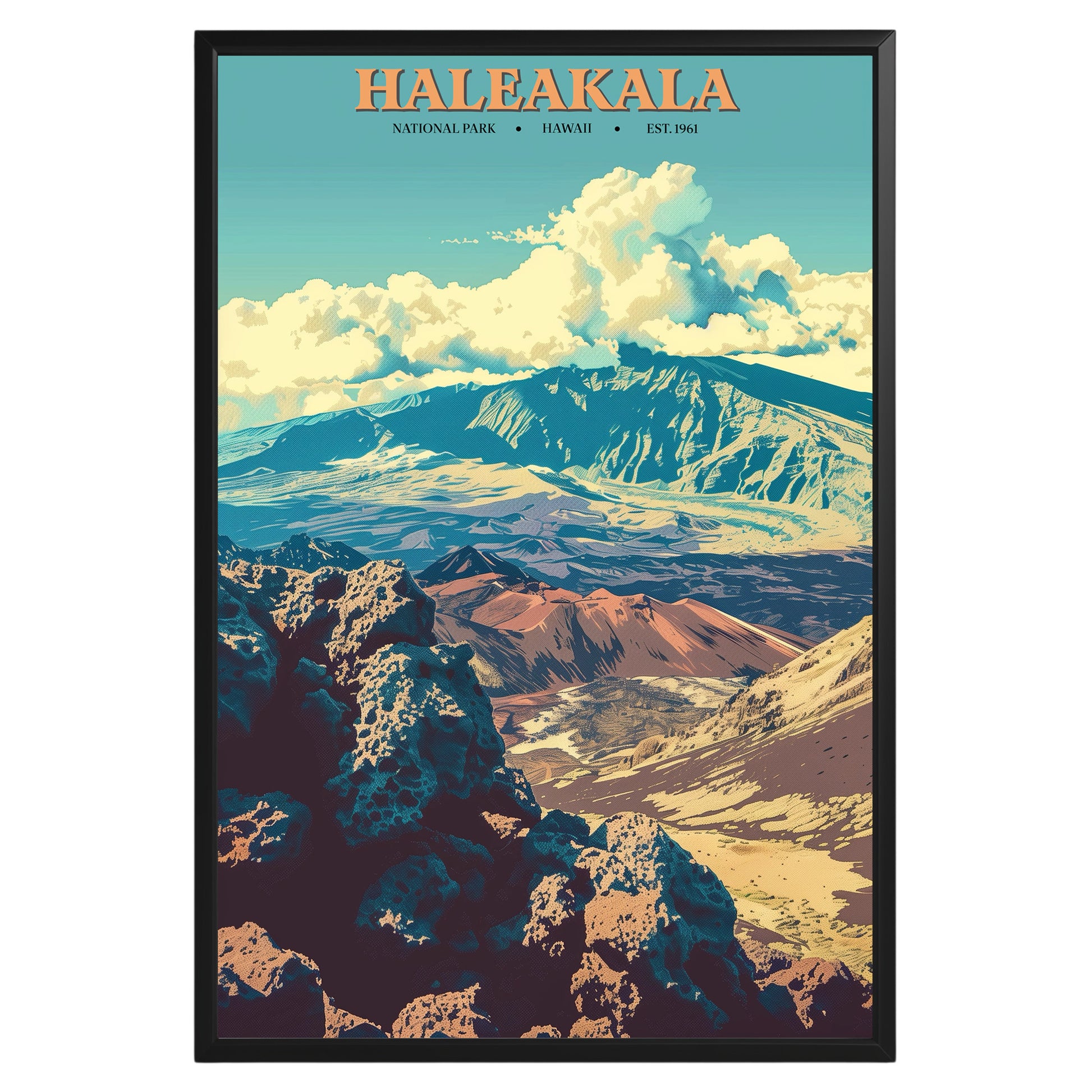 Haleakalā National Park Vintage Poster - GroovyGrove