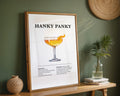 Hanky Panky Cocktail Recipe Poster - GroovyGrove