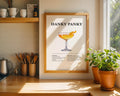 Hanky Panky Cocktail Recipe Poster - GroovyGrove