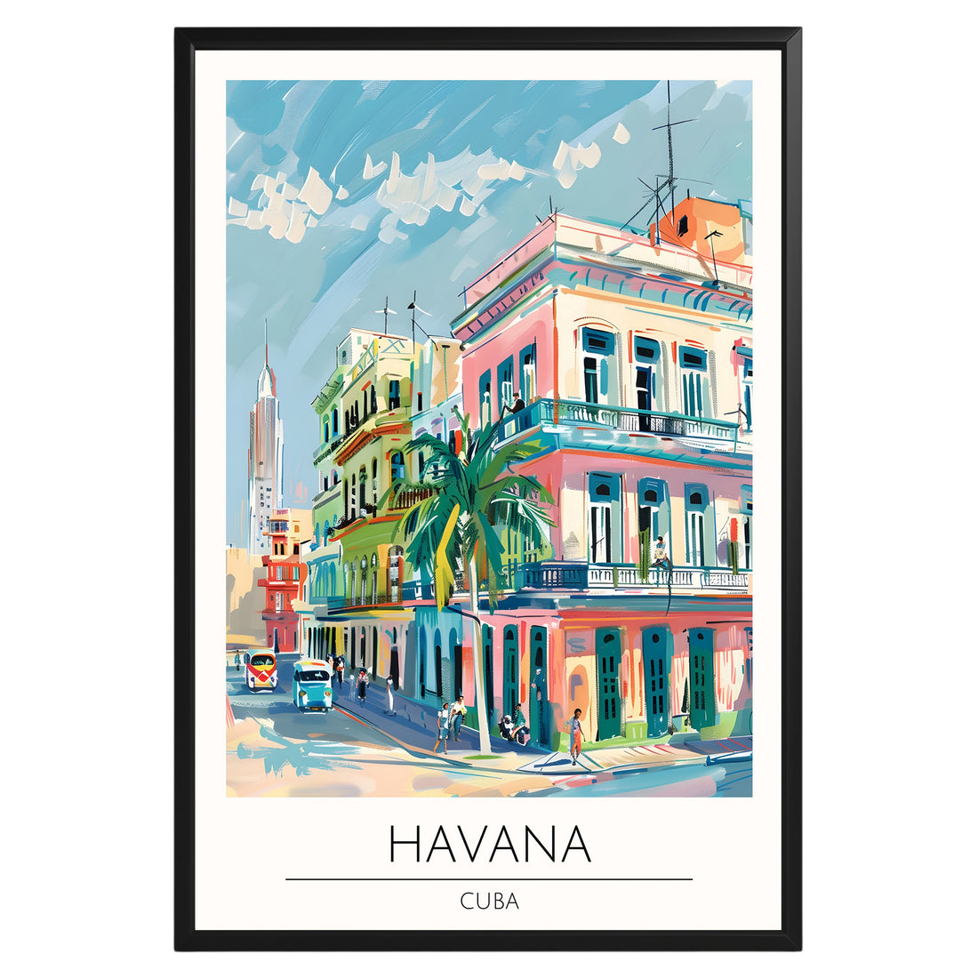 Havana Cuba Travel Poster - GroovyGrove