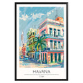 Havana Cuba Travel Poster - GroovyGrove