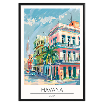 Havana Cuba Travel Poster - GroovyGrove