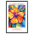 Hawaii State Flower Market Poster - GroovyGrove