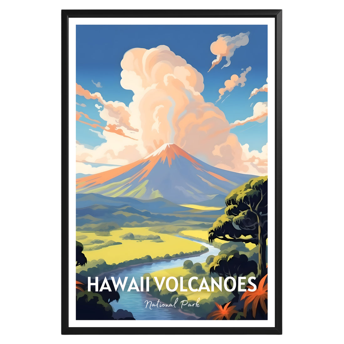 Hawaiʻi Volcanoes National Park Poster - GroovyGrove