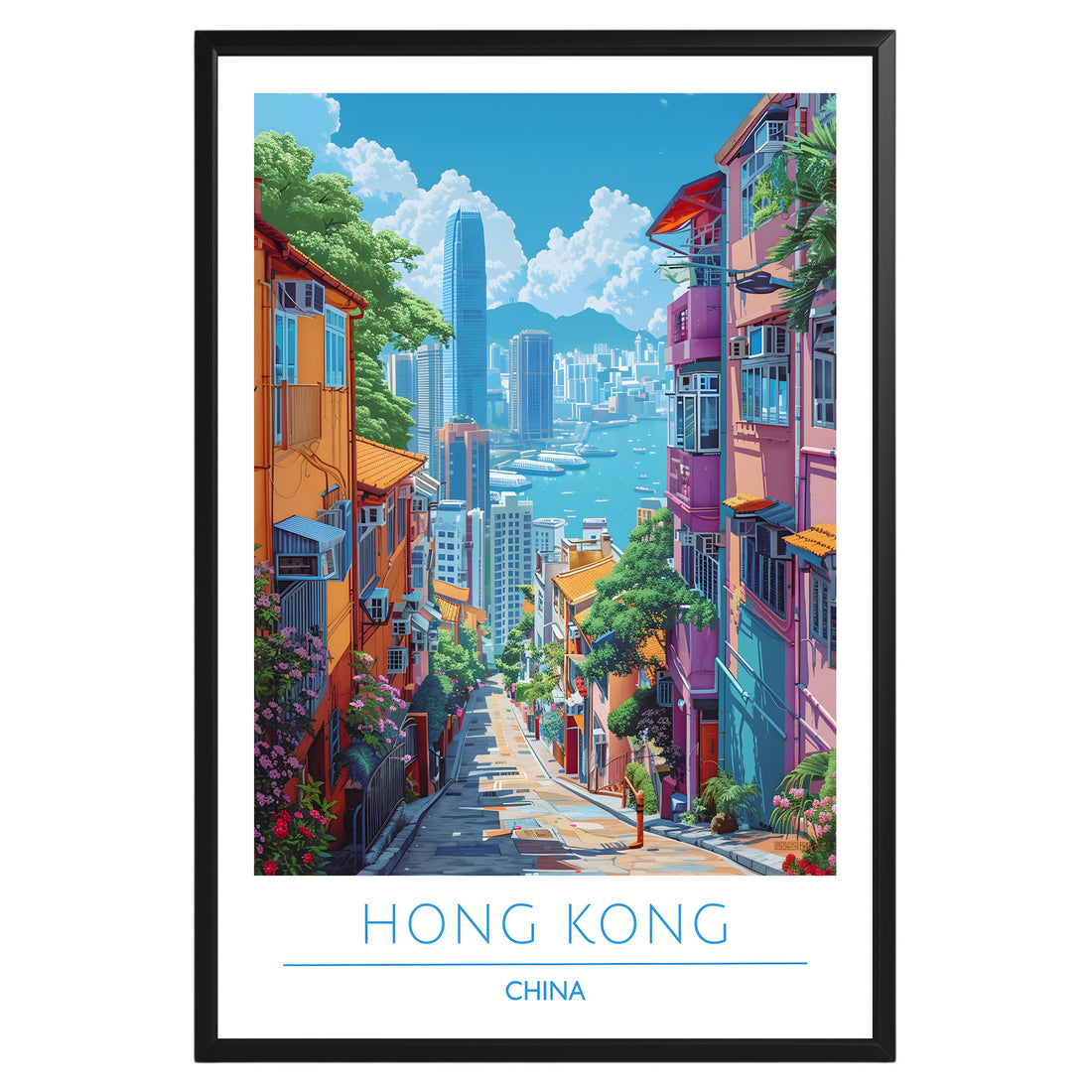 Hong Kong China Poster - GroovyGrove