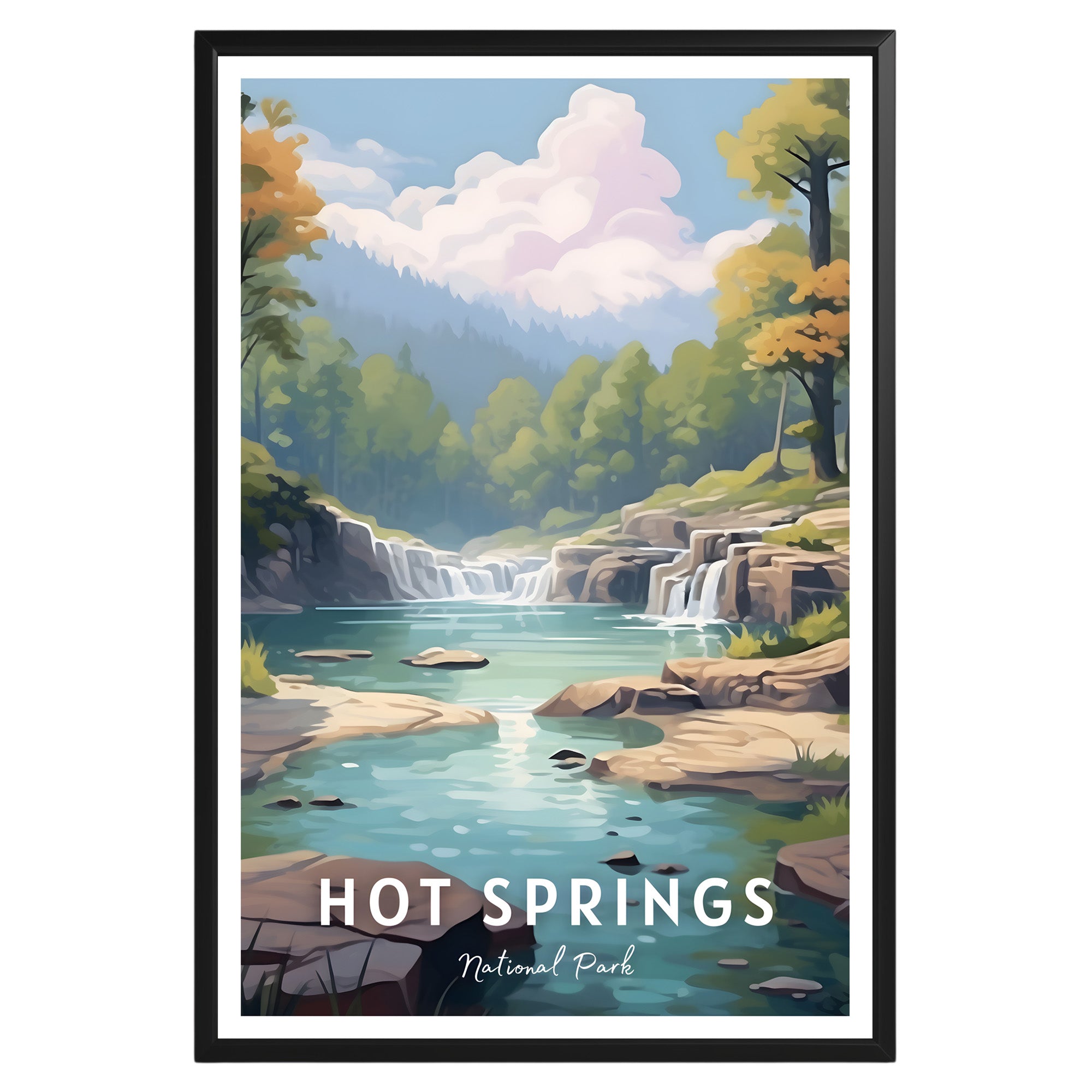 Hot Springs National Park Poster - GroovyGrove