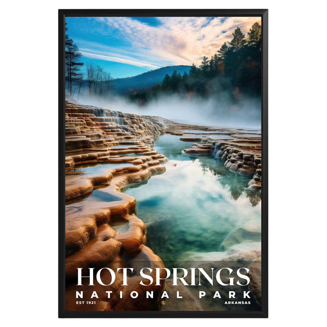 Hot Springs National Park Poster - GroovyGrove