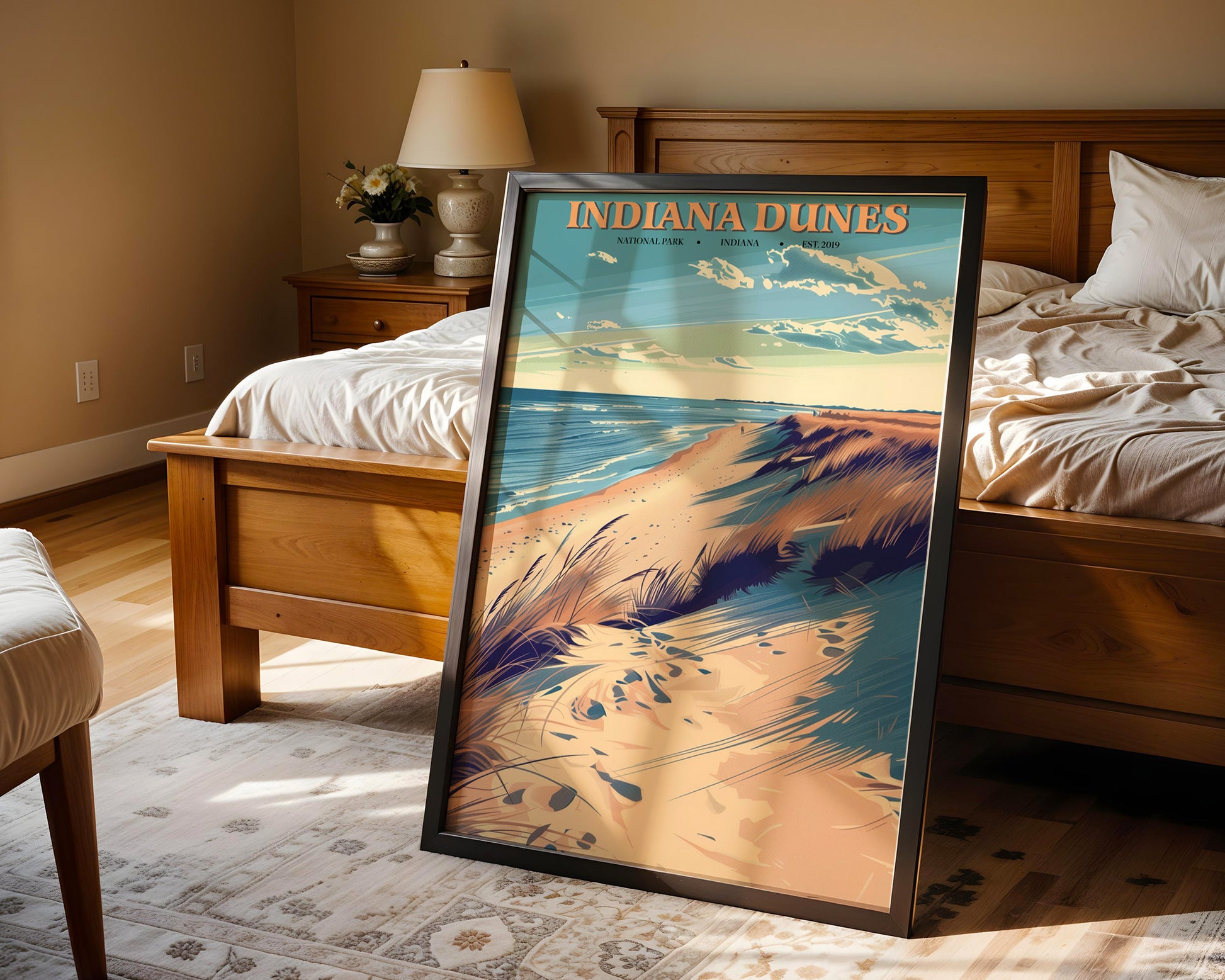 Indiana Dunes National Park Vintage Poster - GroovyGrove