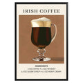 Irish Coffee Vintage Cocktail Poster - GroovyGrove