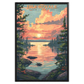 Isle Royale National Park Vintage Poster - GroovyGrove