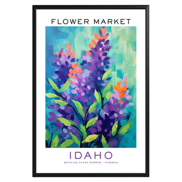 Idaho State Flower Market Poster - GroovyGrove