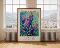 Idaho State Flower Market Poster - GroovyGrove