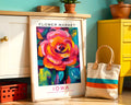 Iowa State Flower Market Poster - GroovyGrove