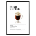 Irish Coffee Recipe Poster - GroovyGrove