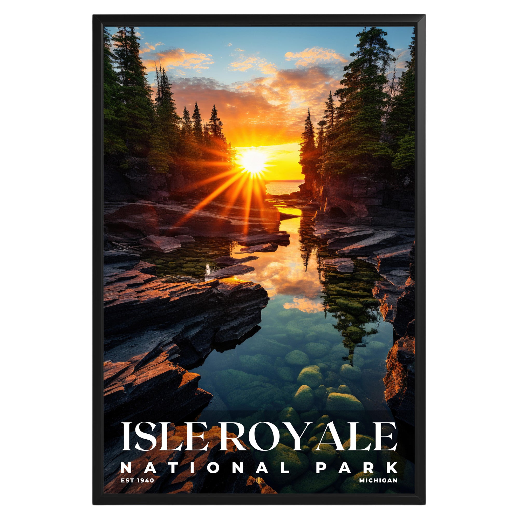 Isle Royale National Park Poster - GroovyGrove