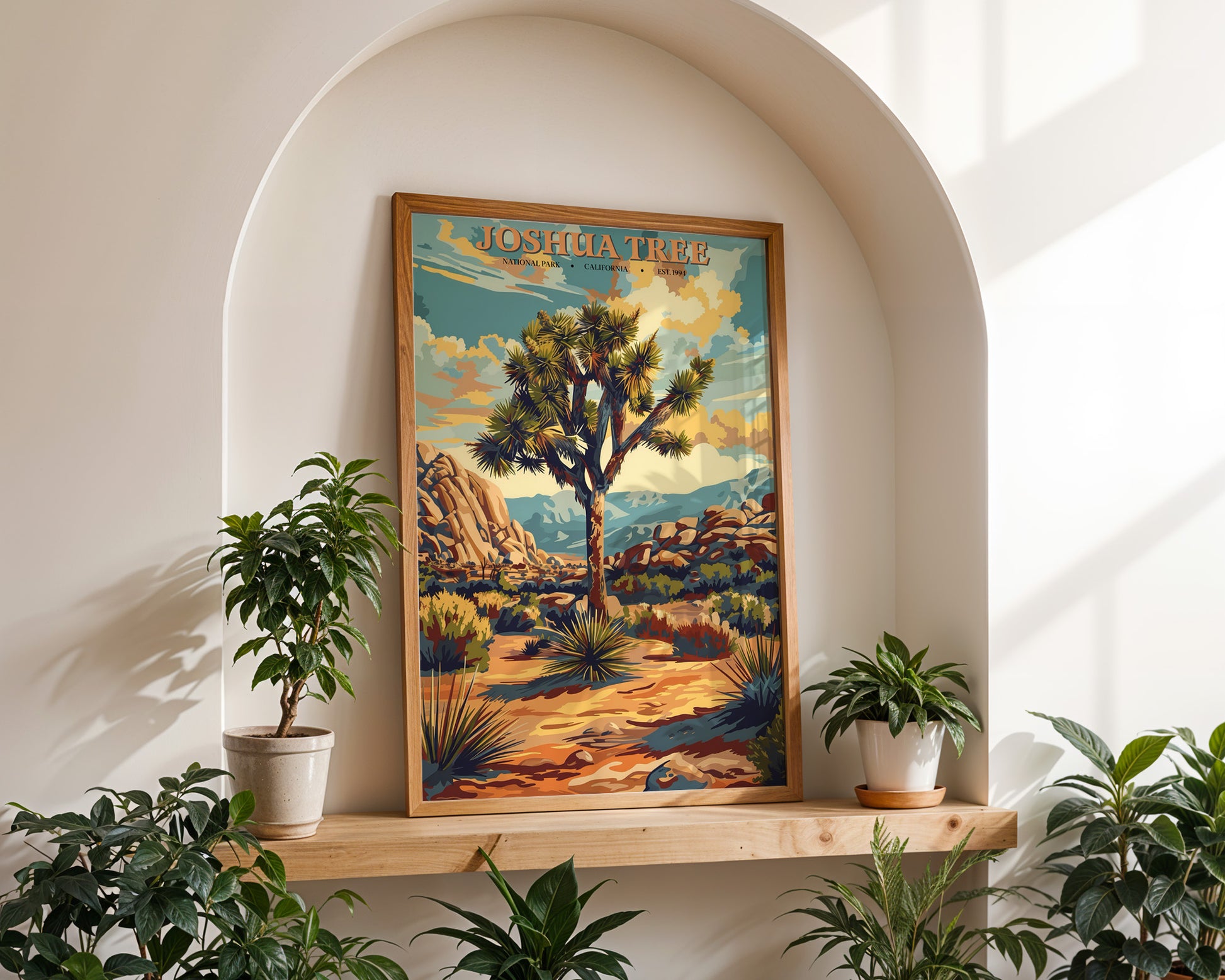 Joshua Tree National Park Vintage Poster - GroovyGrove