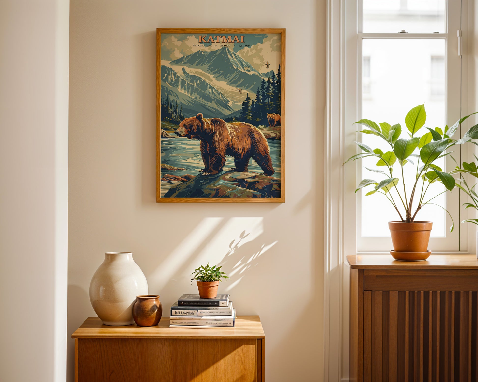 Katmai National Park Vintage Poster - GroovyGrove