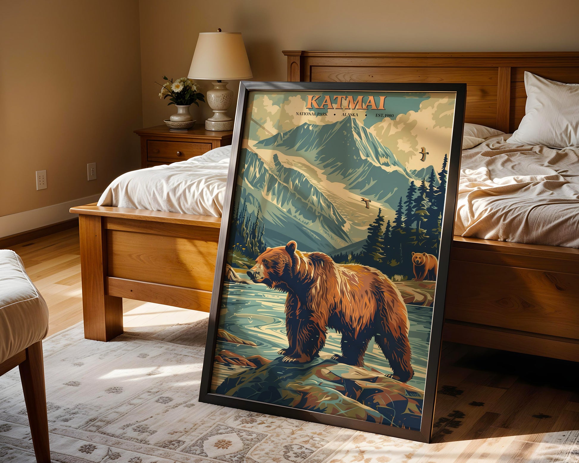 Katmai National Park Vintage Poster - GroovyGrove