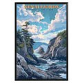 Kenai Fjords National Park Vintage Poster - GroovyGrove