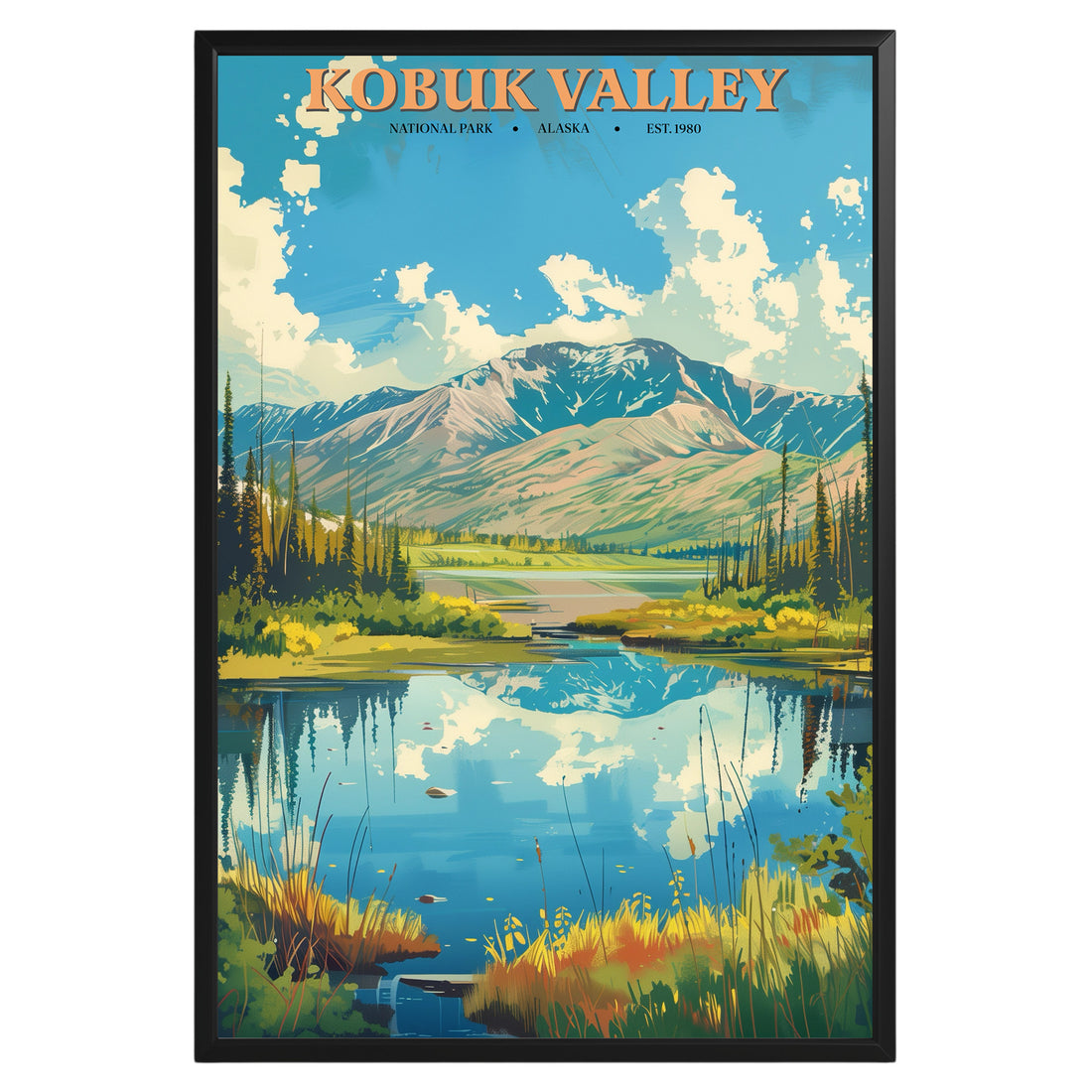 Kobuk Valley National Park Vintage Poster - GroovyGrove