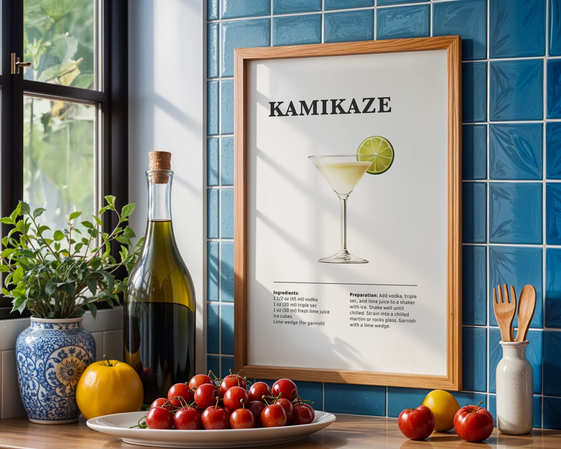 Kamikaze Cocktail Recipe Poster - GroovyGrove