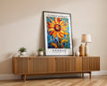 Kansas State Flower Market Poster - GroovyGrove