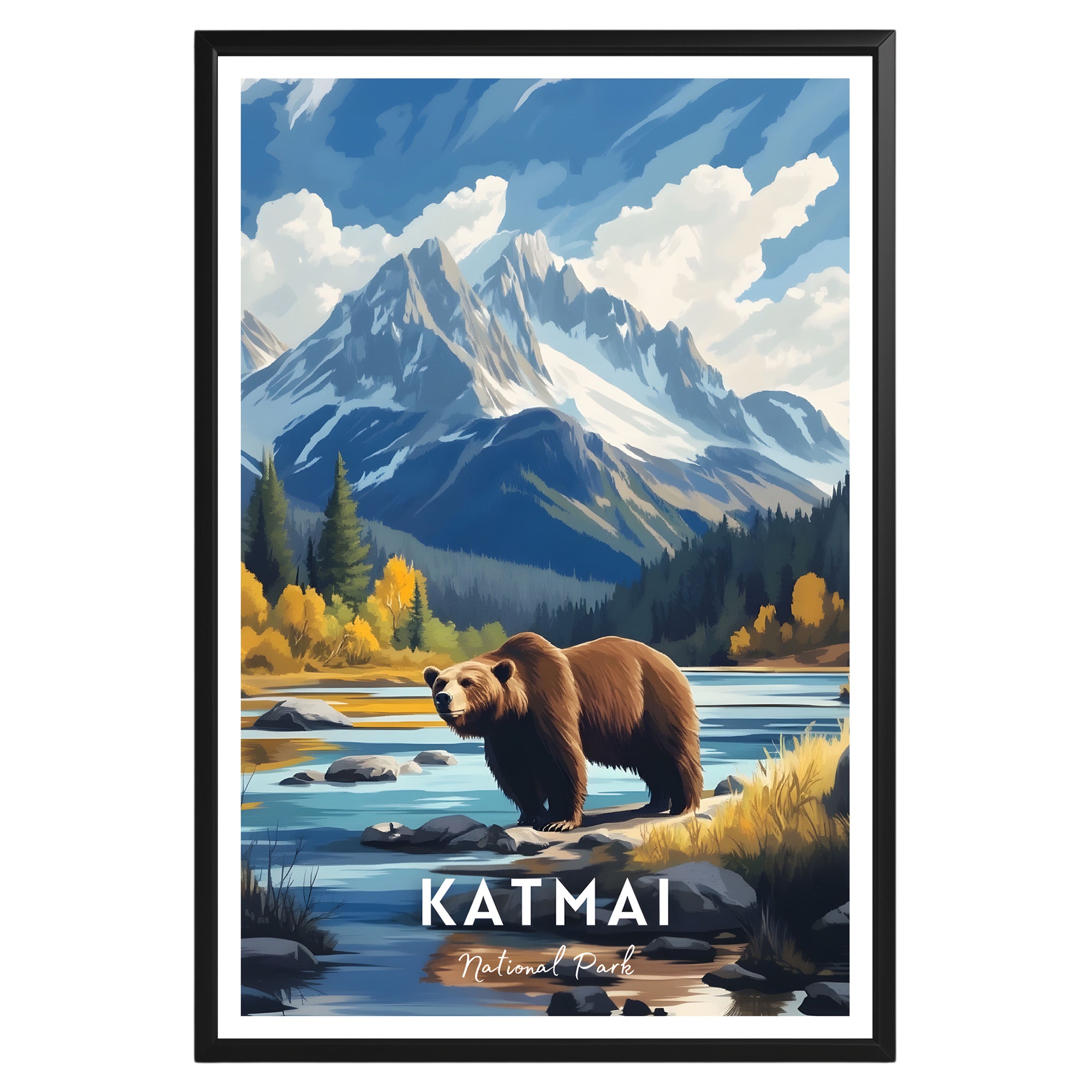 Katmai National Park Poster - GroovyGrove