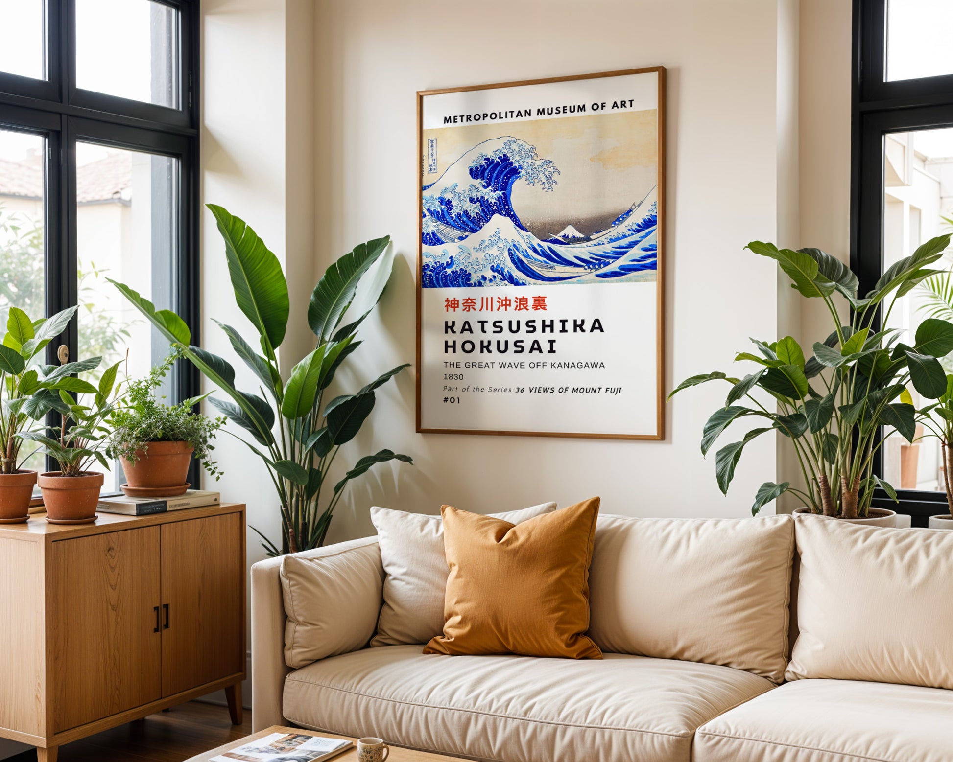 The Great Wave Off Kanagawa Hokusai Poster - GroovyGrove