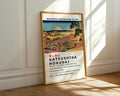 Katakura Tea Fields Hokusai Poster - GroovyGrove