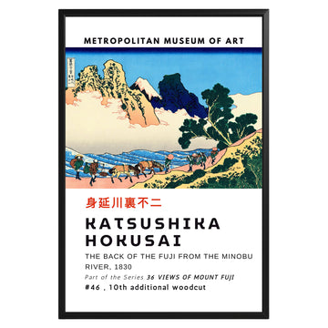 Minobu River Hokusai Poster - GroovyGrove