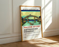 Under the Mannen Bridge at Fukagawa Hokusai Poster - GroovyGrove