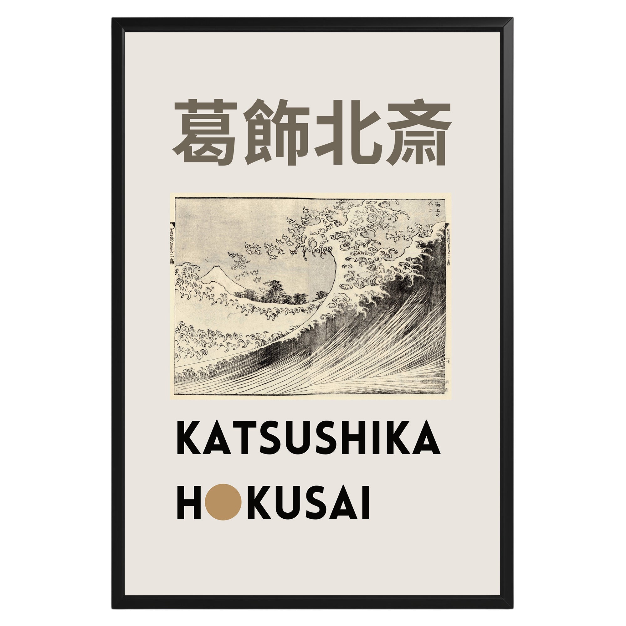 Katsushika Hokusai The Great Wave Poster - GroovyGrove