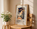 Hokusai Portrait Woman Holding Fan Poster - GroovyGrove