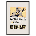 Katsushika Hokusai Hydrangea Swallow Poster - GroovyGrove