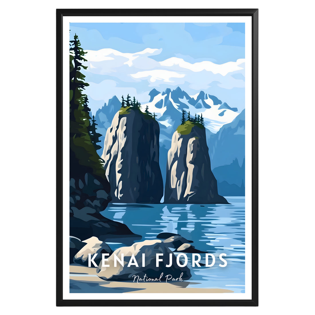 Kenai Fjords National Park Poster - GroovyGrove