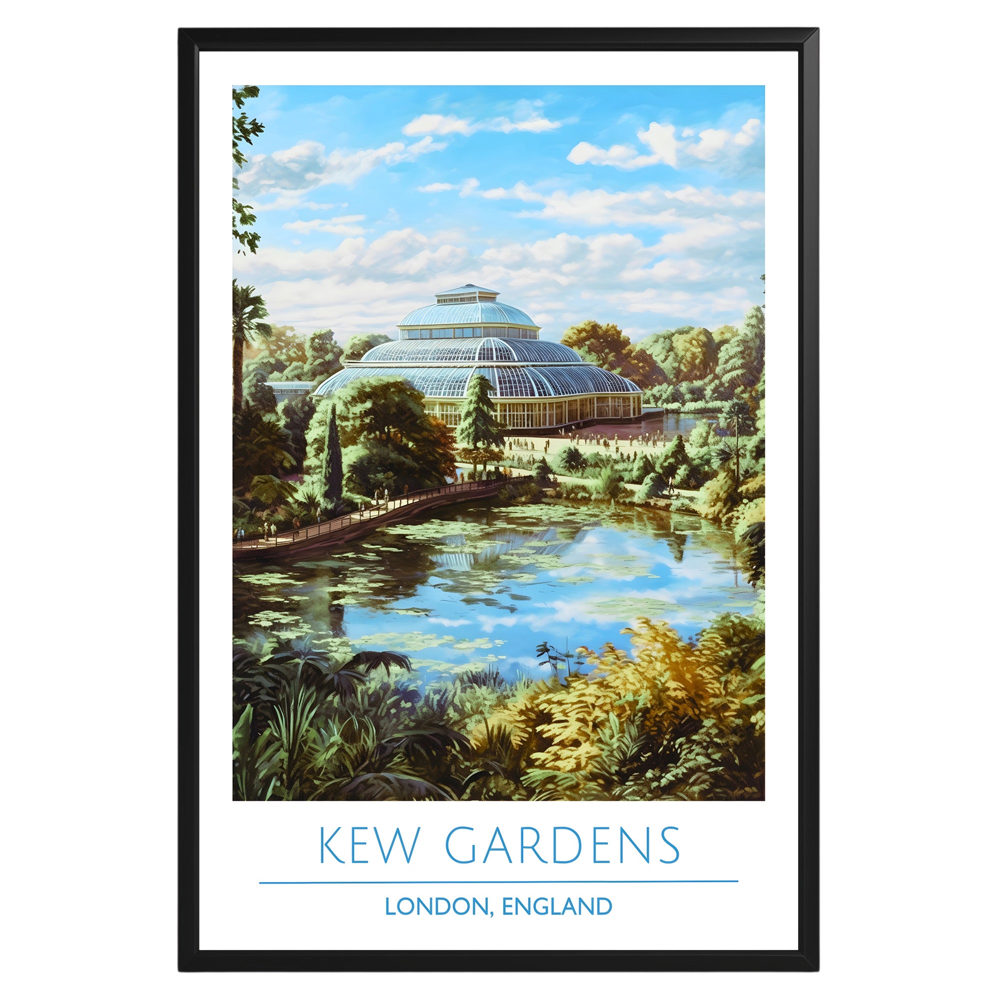 Kew Gardens London England Poster - GroovyGrove