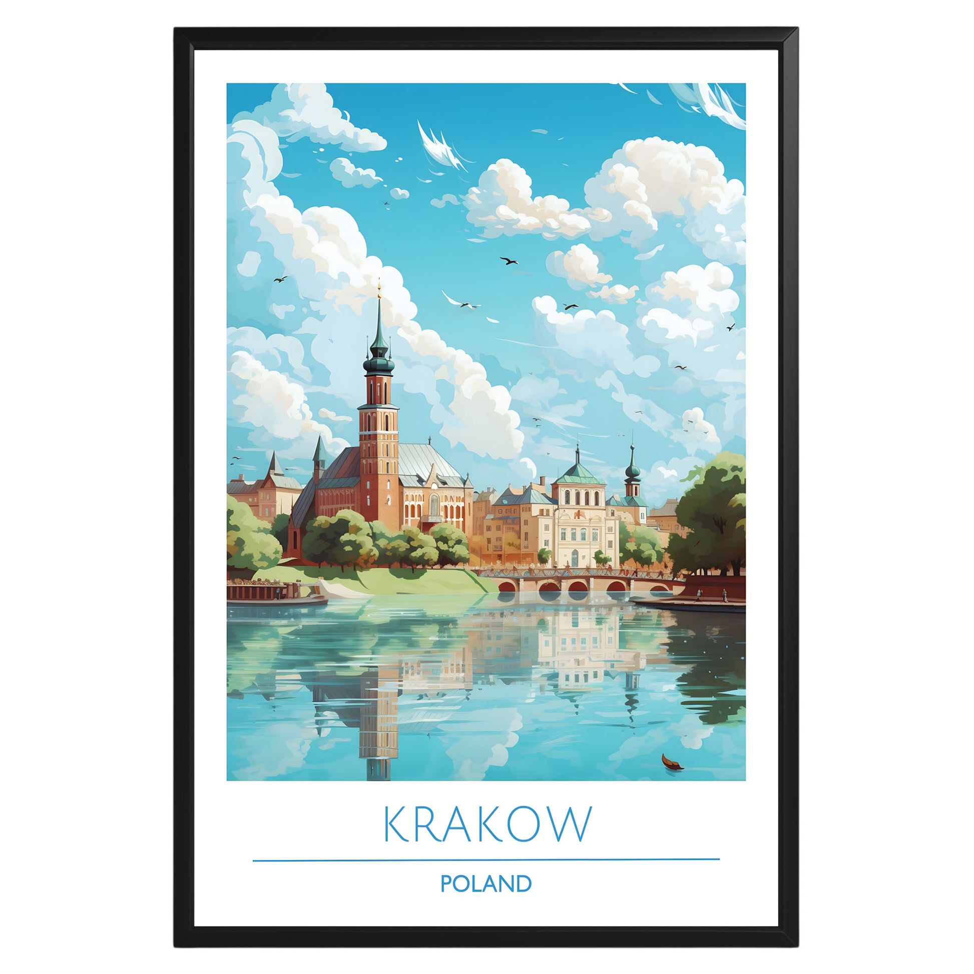 Krakow Poland Poster - GroovyGrove