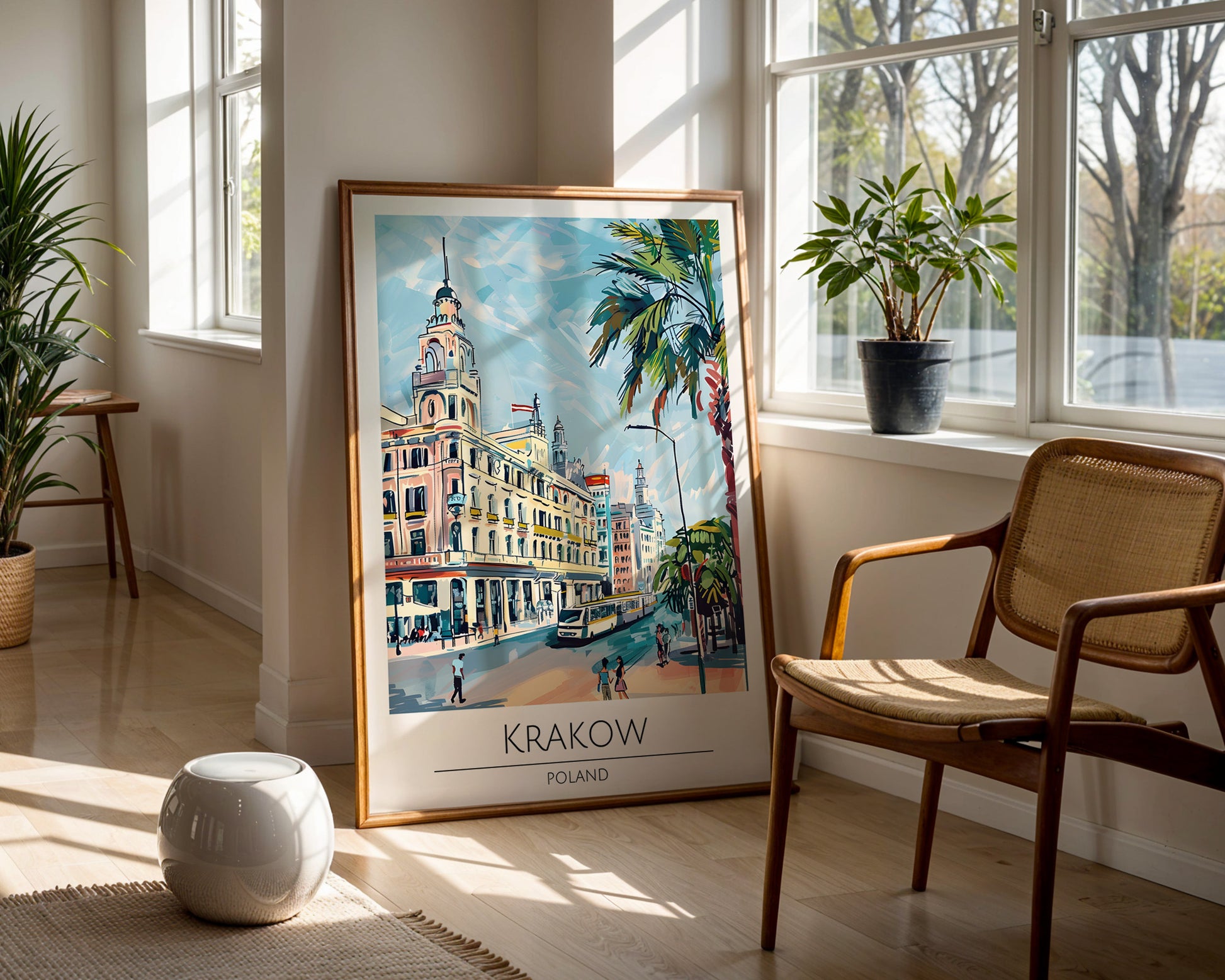 Krakow Poland Travel Poster - GroovyGrove