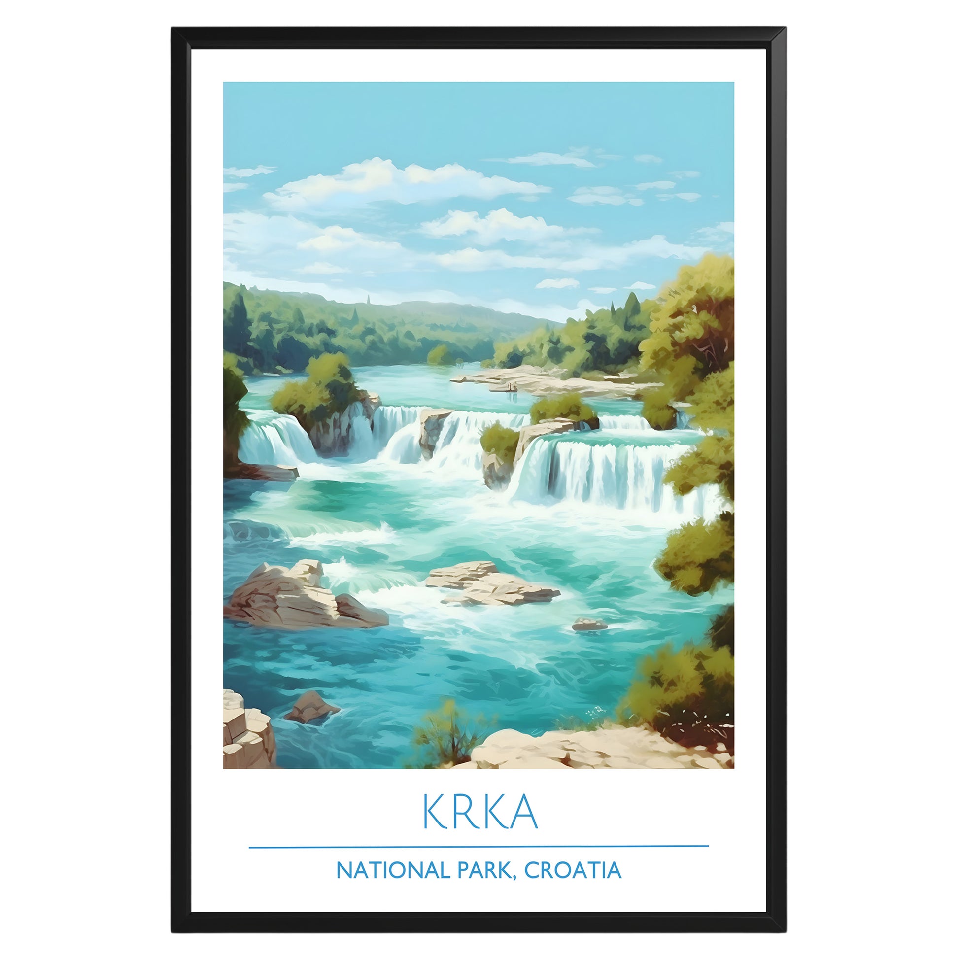 Krka National Park Croatia Poster - GroovyGrove