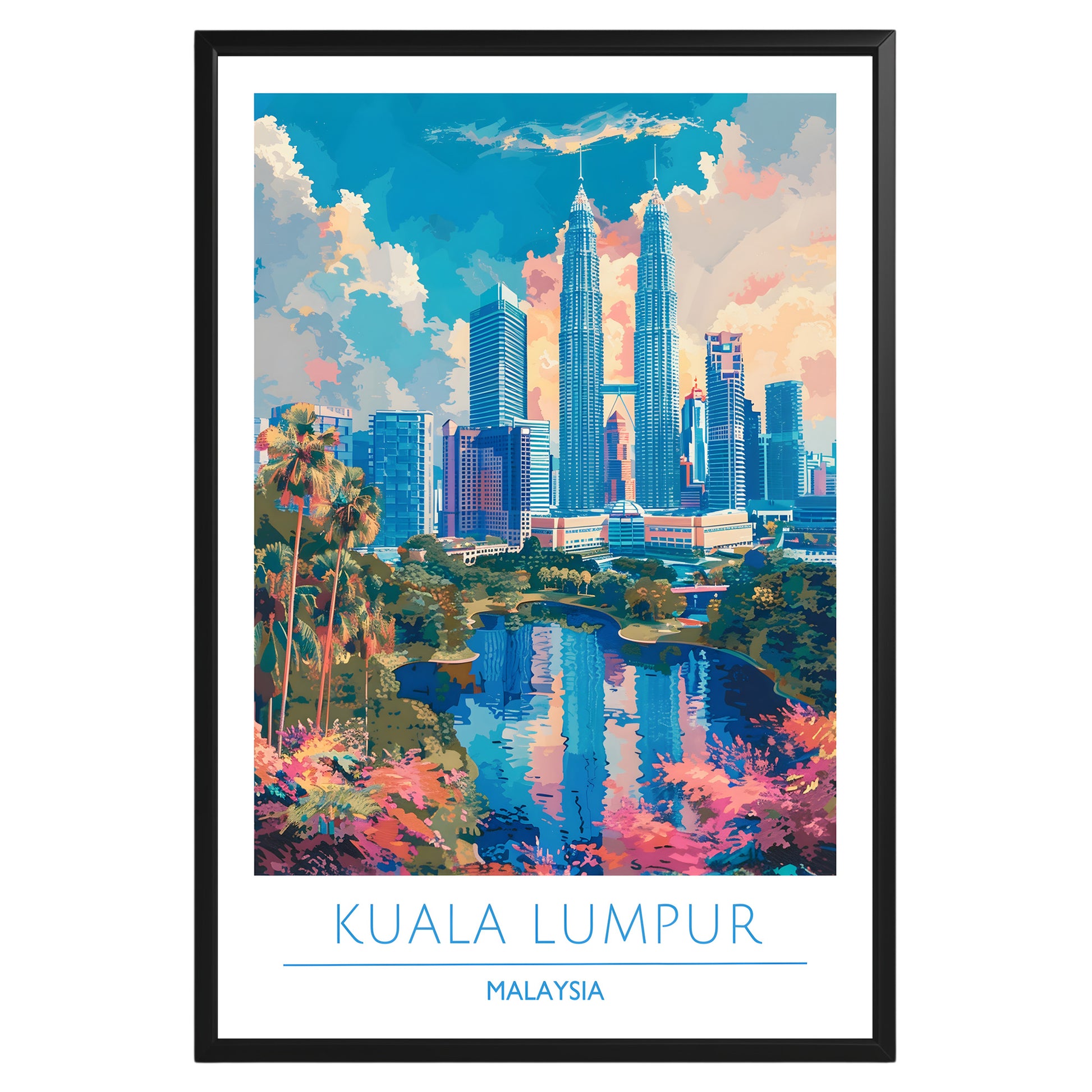 Kuala Lumpur Malaysia Poster - GroovyGrove