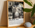 Long Island Iced Tea Cocktail Black and White Poster - GroovyGrove