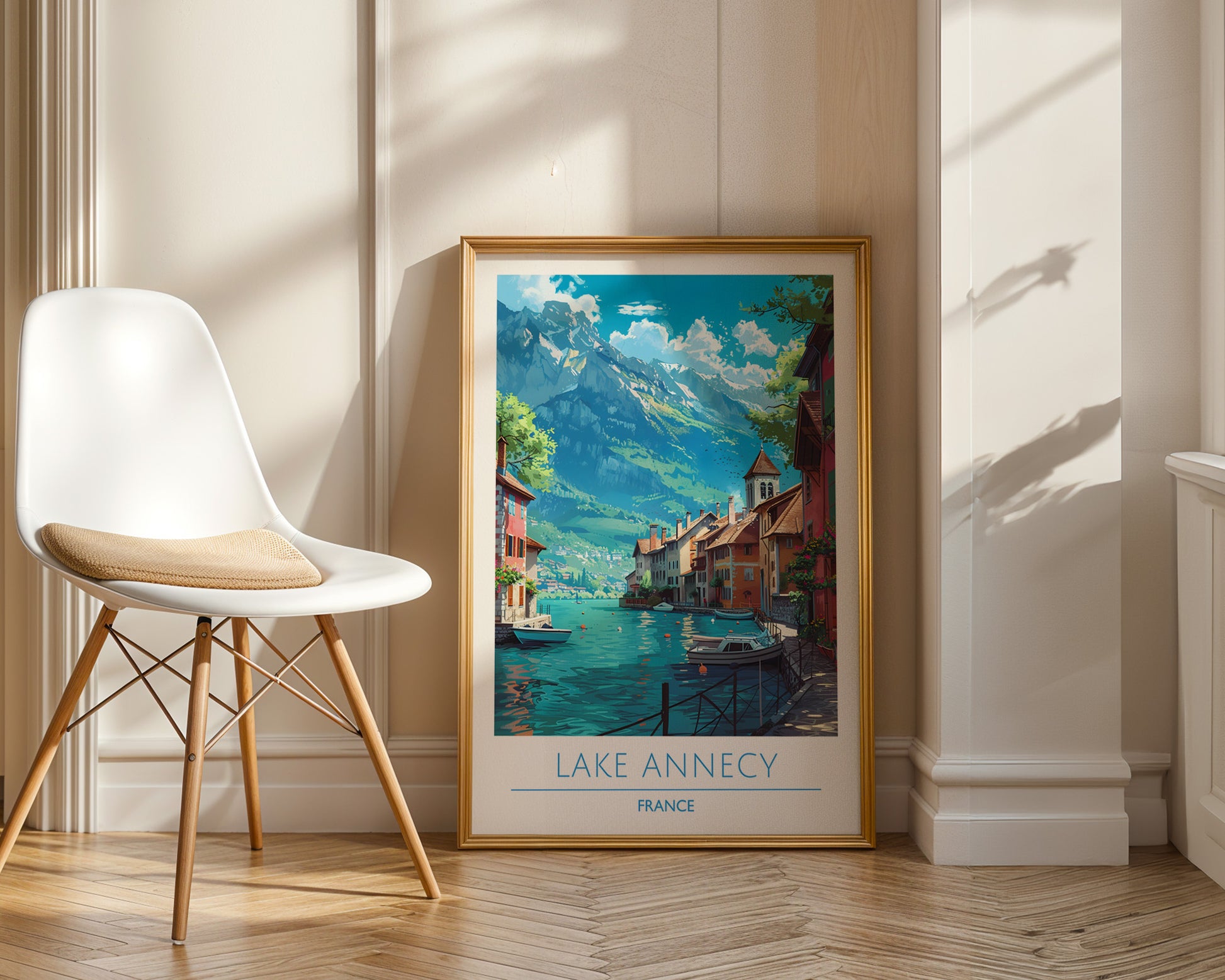 Lake Annecy France Poster - GroovyGrove