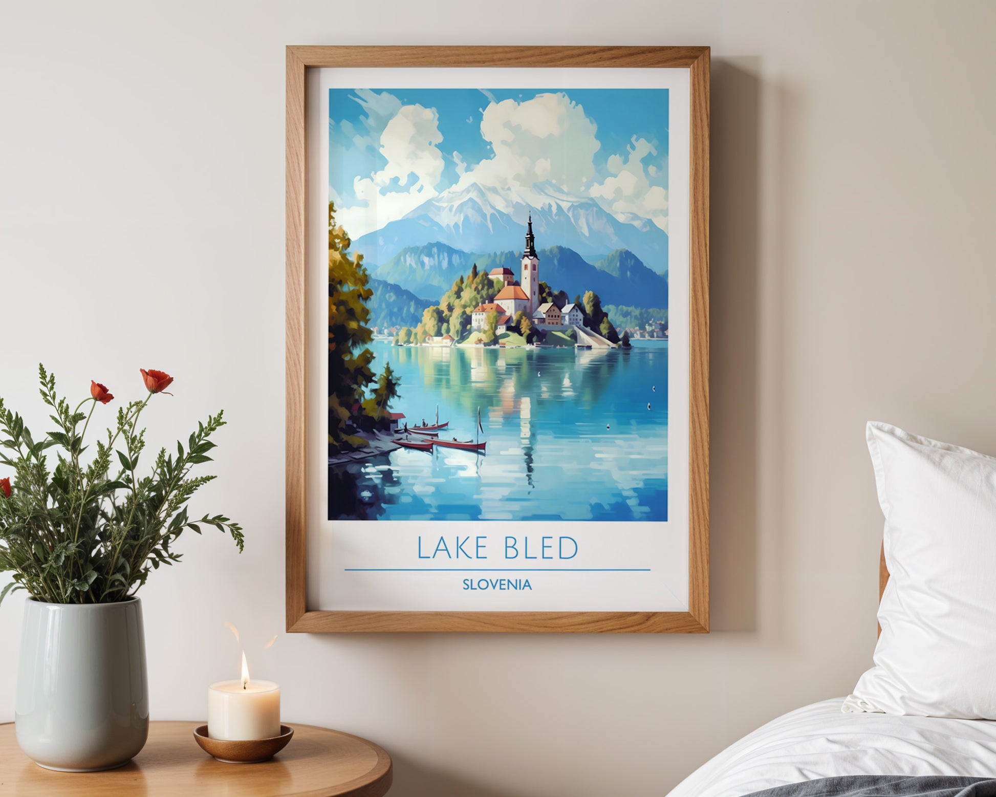 Lake Bled Slovenia Poster - GroovyGrove