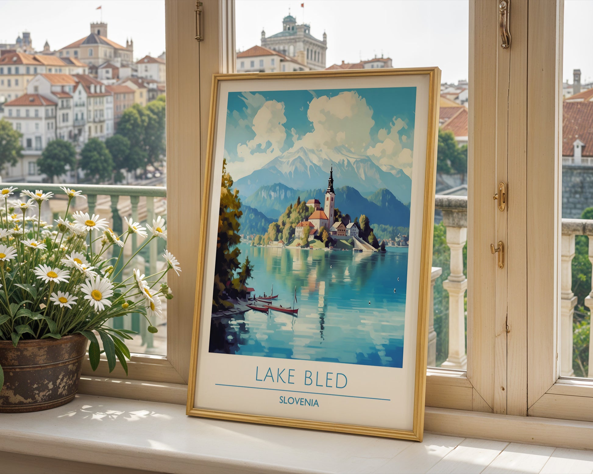 Lake Bled Slovenia Poster - GroovyGrove