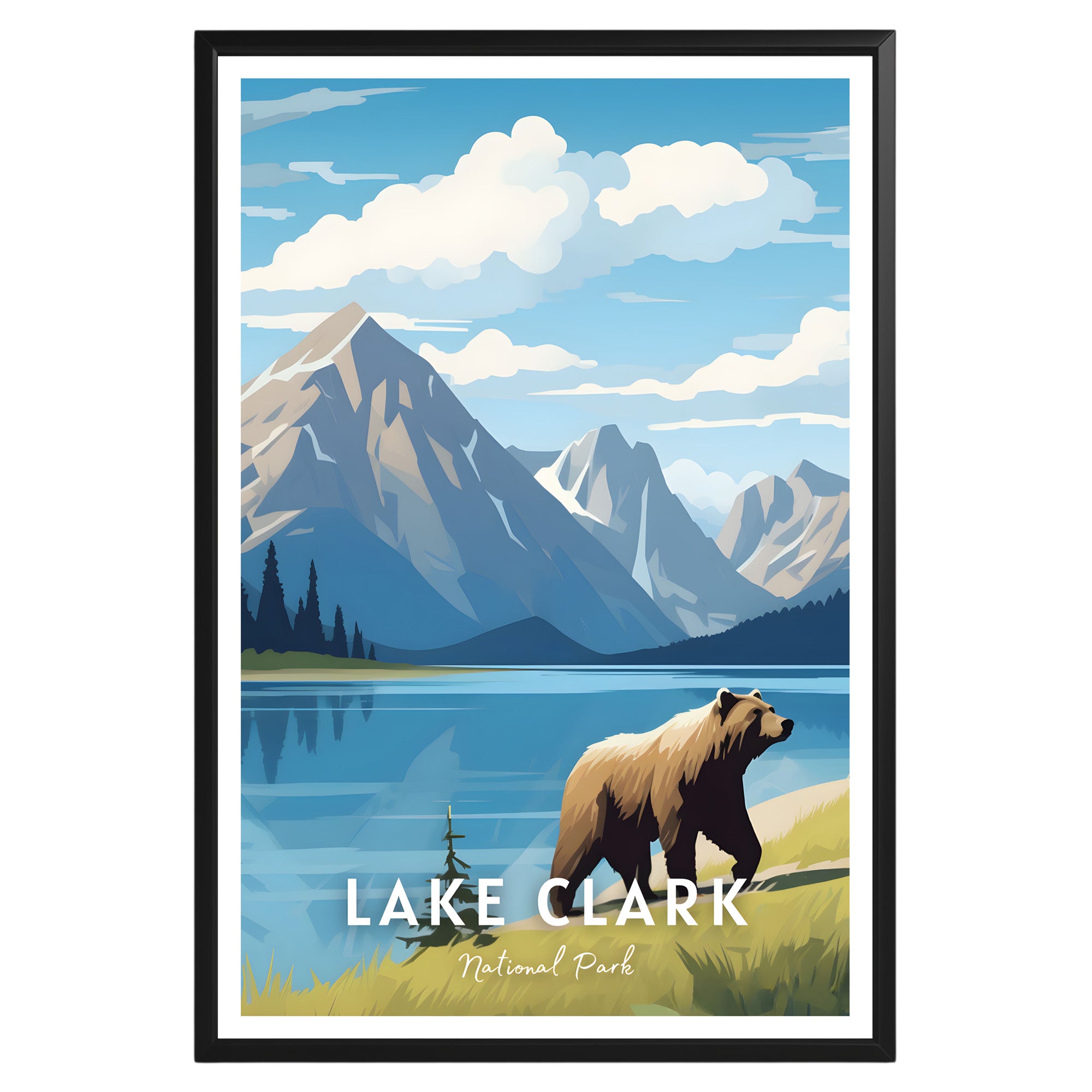 Lake Clark National Park Poster - GroovyGrove