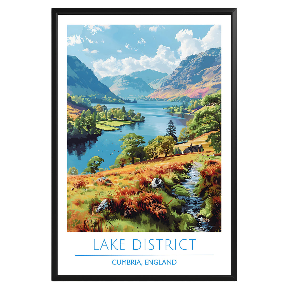 Lake District Cumbria England Poster - GroovyGrove